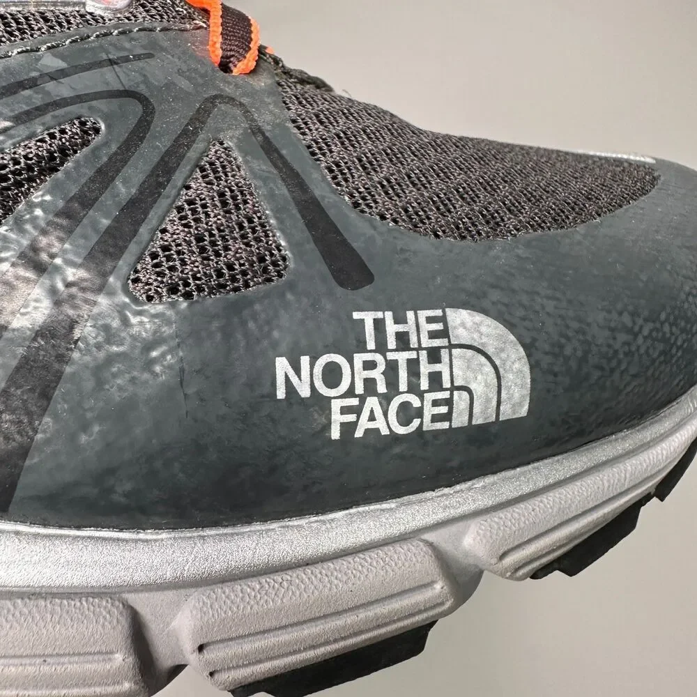 North Face Flash Dry Ultra Equity Orange & Gray Shoes Size 11